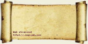 Anđela Simić vizit kartica